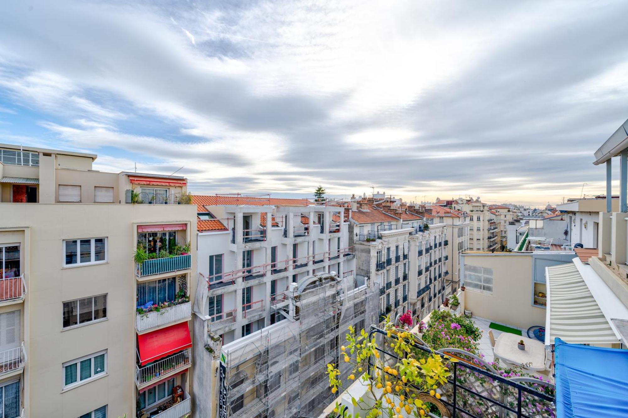 Top Floor Terrace - Dernier Etage Terrasse Cosy Nizza Exterior foto